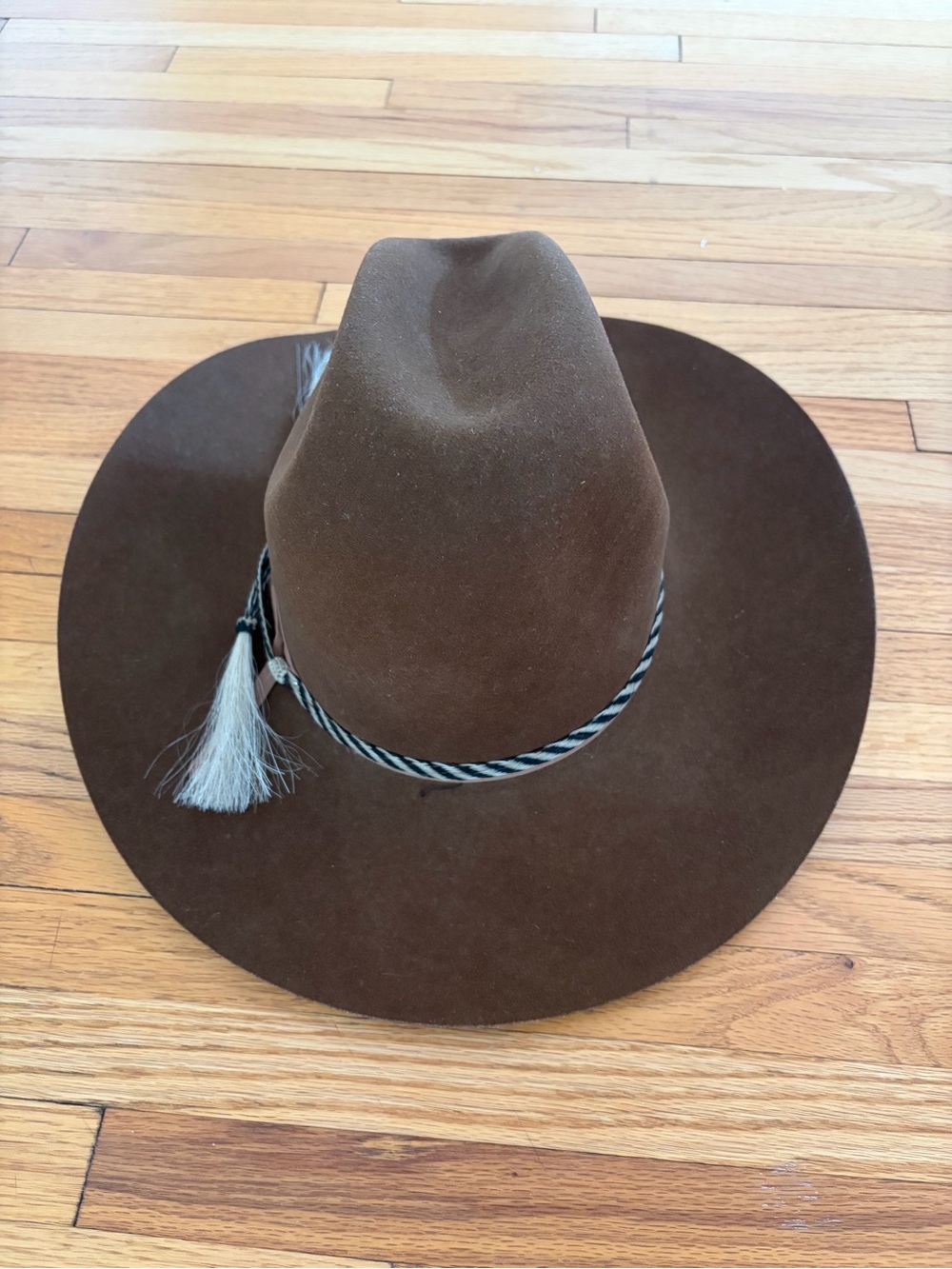American Hat Co. Brown Felt Cowboy Hat — made in Dallas, TX